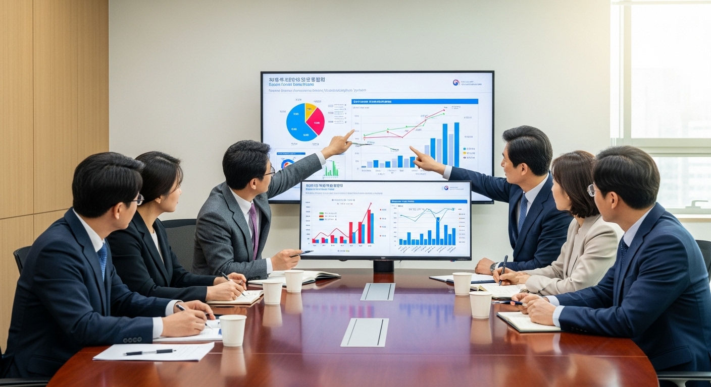 넓고 현대적인 주택에서 여러 자녀와 조부모가 함께 식사를 즐기는 행복한 대가족은 주택에서 다양한 가족 구조를 지지한다는 것을 상징합니다.