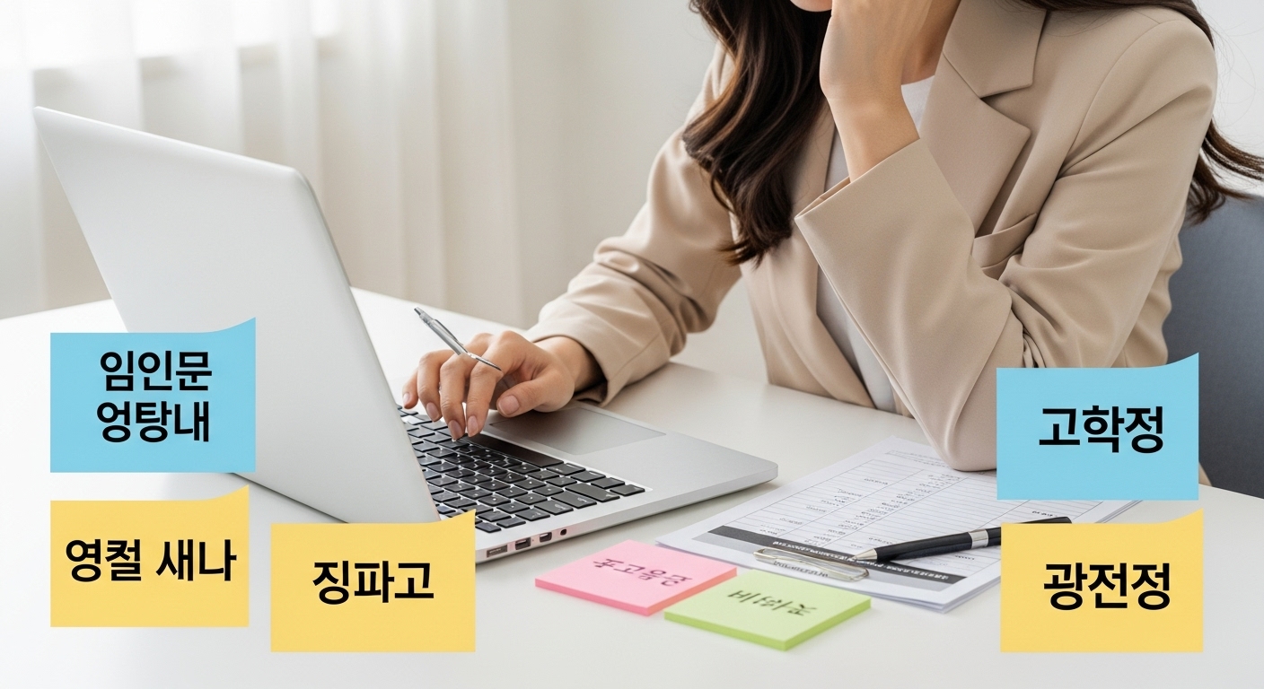 소비자가 알아야 할 '제로 타르' 제품 선택 가이드 - 노트북으로 '제로 타르' 제품 정보를 신중하게 비교 분석하는 여성.