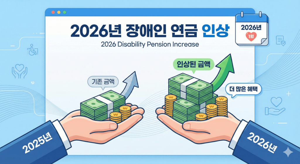 2026년 장애인연금 인상: 변화와 기회, 당신이 알아야 할 모든 것