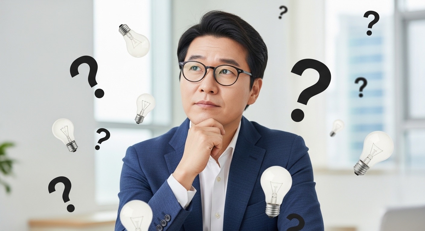 놓치지 말아야 할 추가 팁 및 유의사항 - 복잡한 금융 규제에 대해 신중하게 생각하고 현명하게 문제를 해결하는 모습을 상징하는 한국인