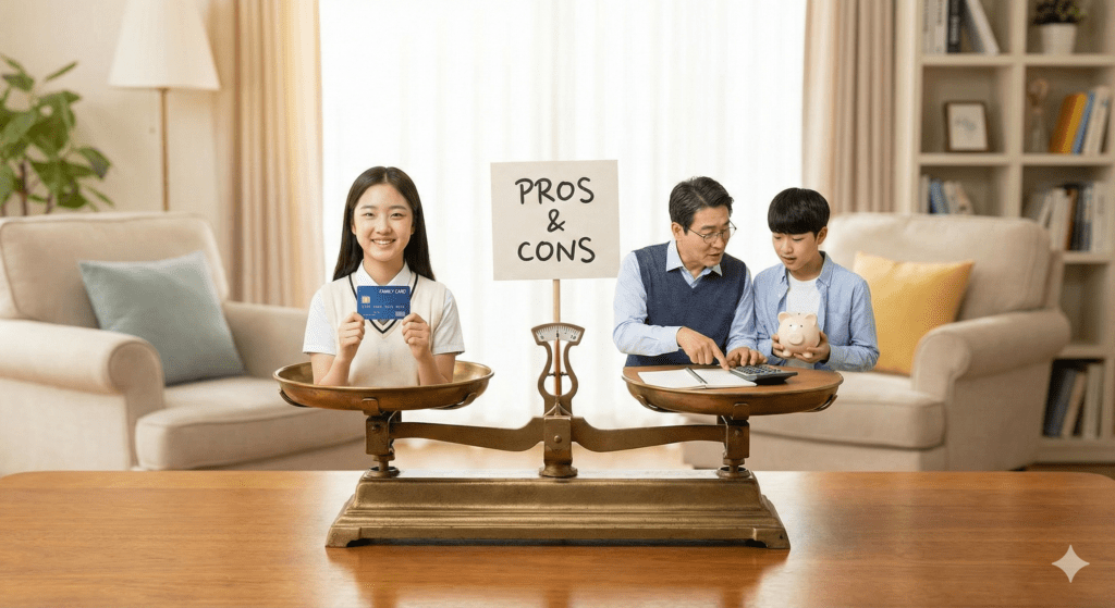 미성년자 가족카드 발급: 자녀의 현명한 금융 습관을 위한 길