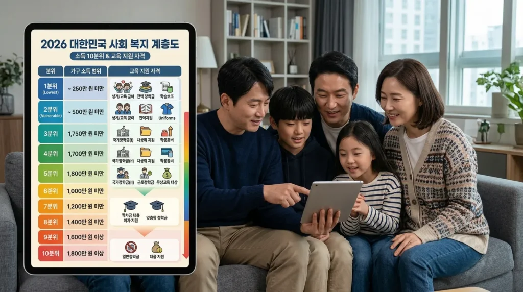 2026년 교육급여 및 교육비 지원 대상과 자격 기준