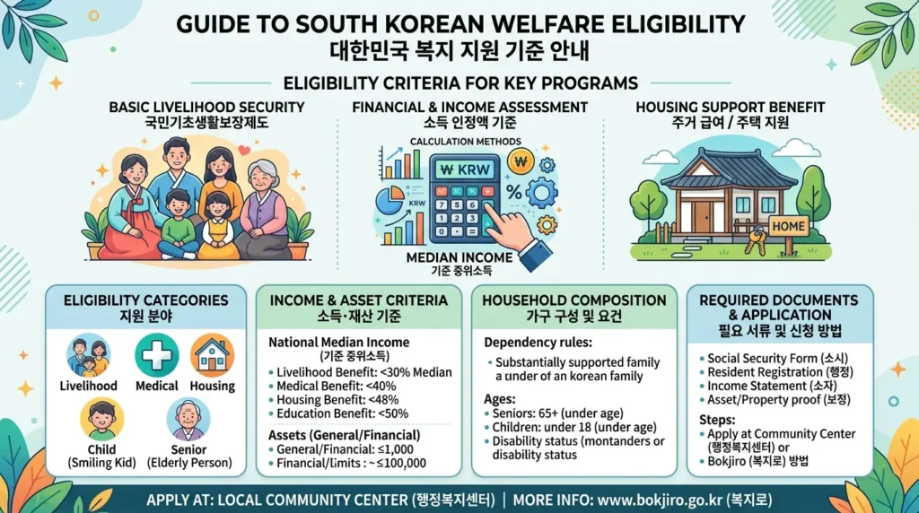 지원 대상 및 구체적인 자격 기준 분석