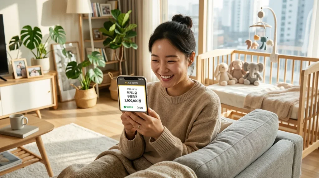 2026년 부모급여 정기 지급일과 입금 시간 원칙