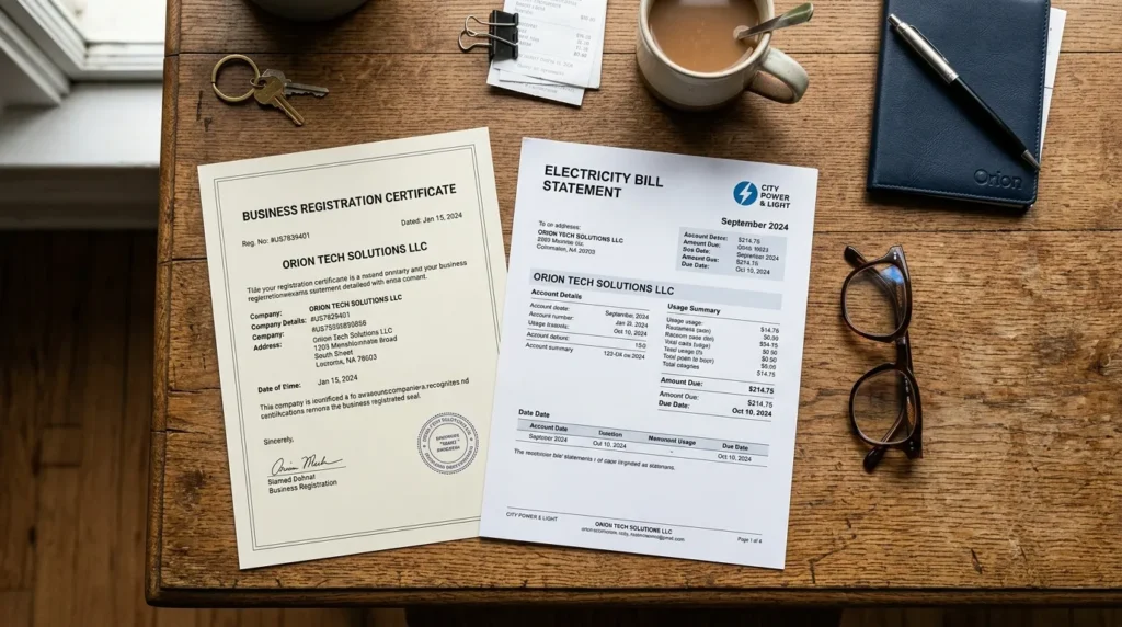 제출 서류 및 신청 시 주의사항