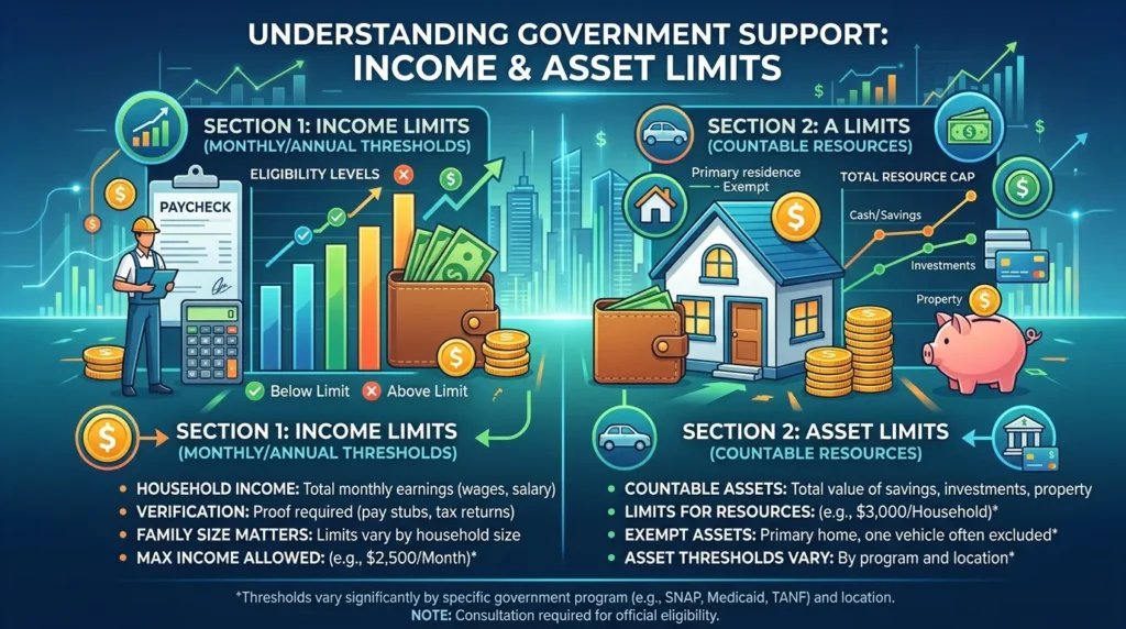 소득 및 재산 요건 상세 분석