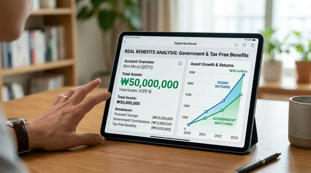 정부 기여금 및 비과세 혜택의 실질적 수익 분석