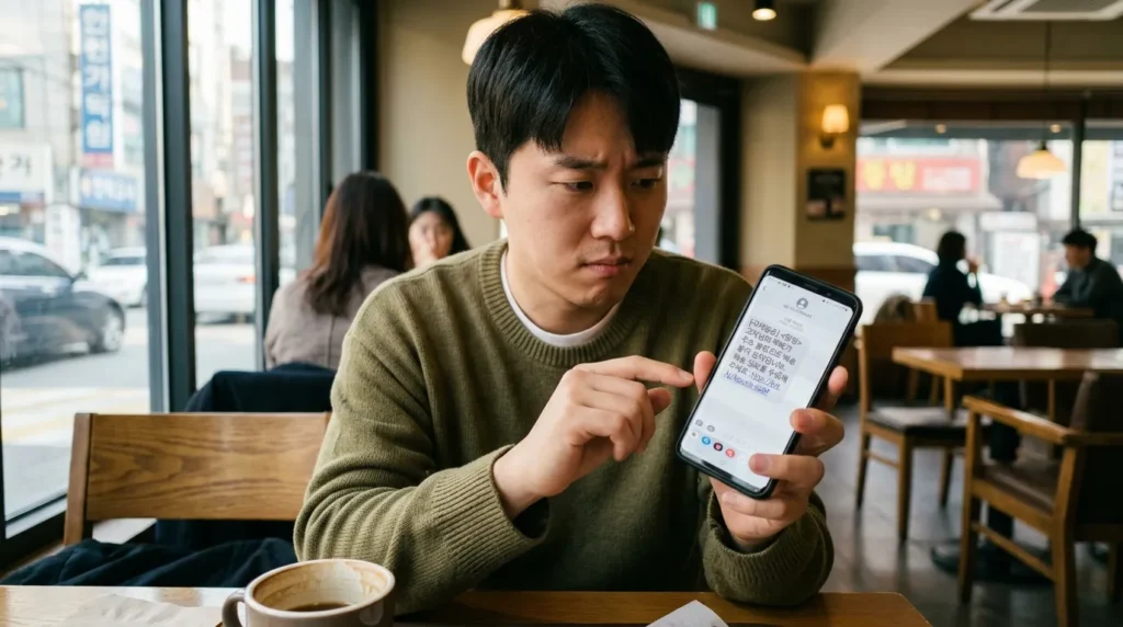 환급금 산정 기준 - 복잡한 서류와 계산기를 활용해 이자 환급액을 계산하는 전문가의 손길.