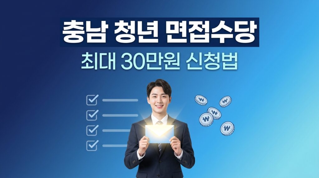 충남 청년 면접수당 최대 30만원 취준생 혜택 및 신청 방법 썸네일