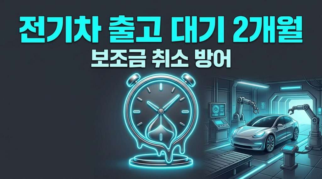 전기차 출고 대기 2개월 초과 시 보조금 취소 방어 비법 썸네일