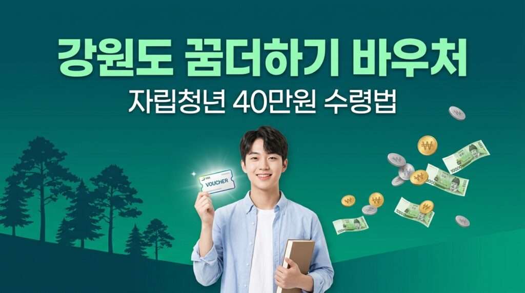 강원도 꿈더하기 바우처 신청 및 자립준비청년 40만원 지원 혜택