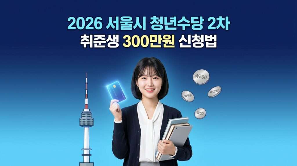 2026 서울시 청년수당 2차 모집 취준생 총 300만 원 지원 혜택 및 신청방법 썸네일